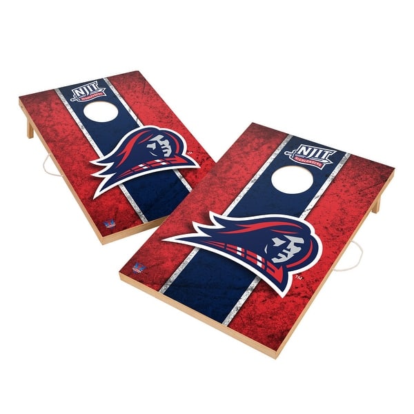slide 2 of 5, Vintage New Jersey Institute of Technology Highlanders Regulation 2x4 Cornhole Set