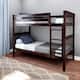 Max and Lily Twin over Twin Bunk Bed - Espresso
