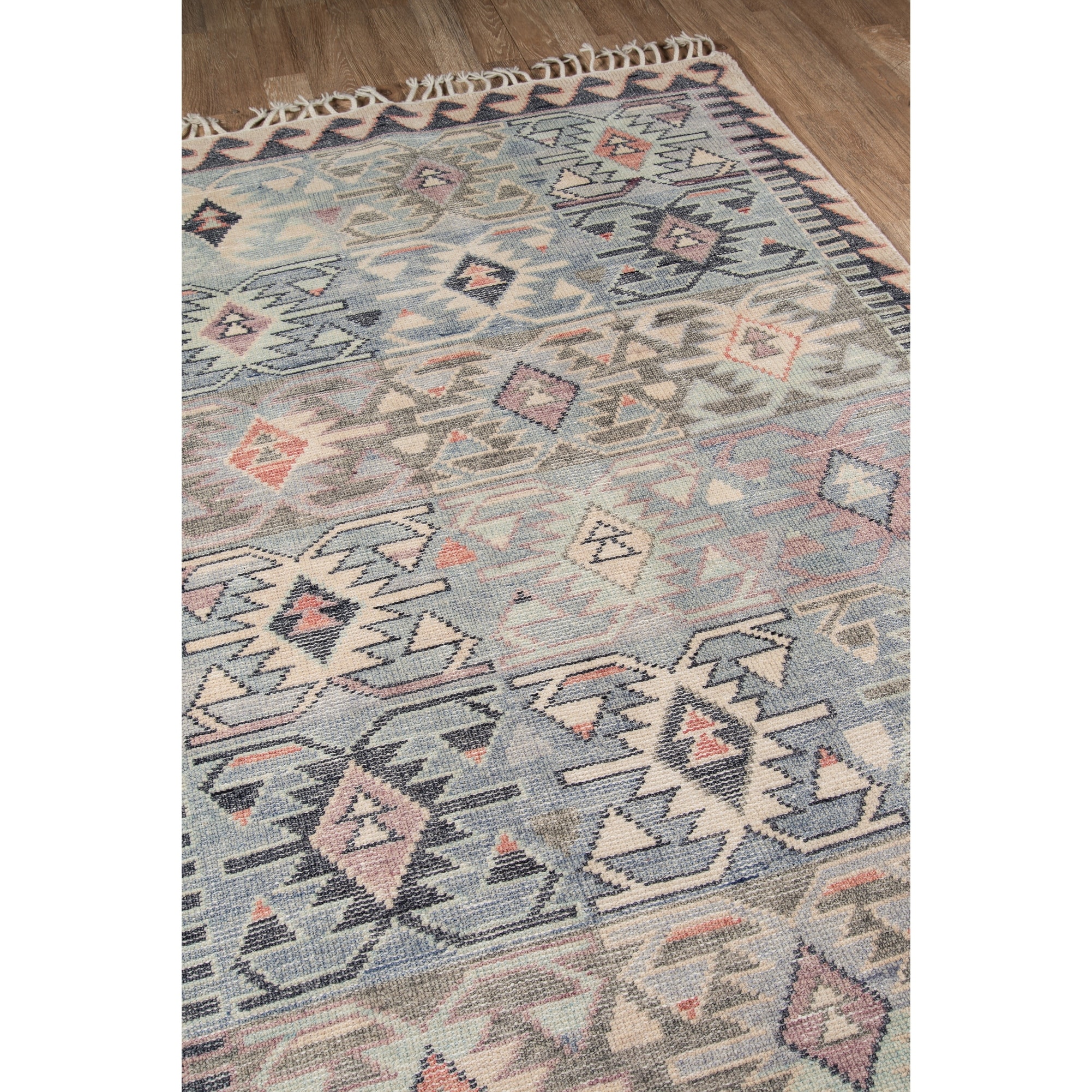 Momeni Nomad Hand Knotted Wool Rug 9x12 - Traditional
