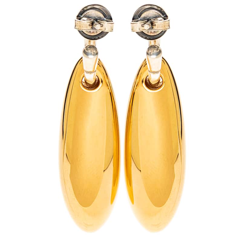 Bottega Veneta Small Ellipse Earrings