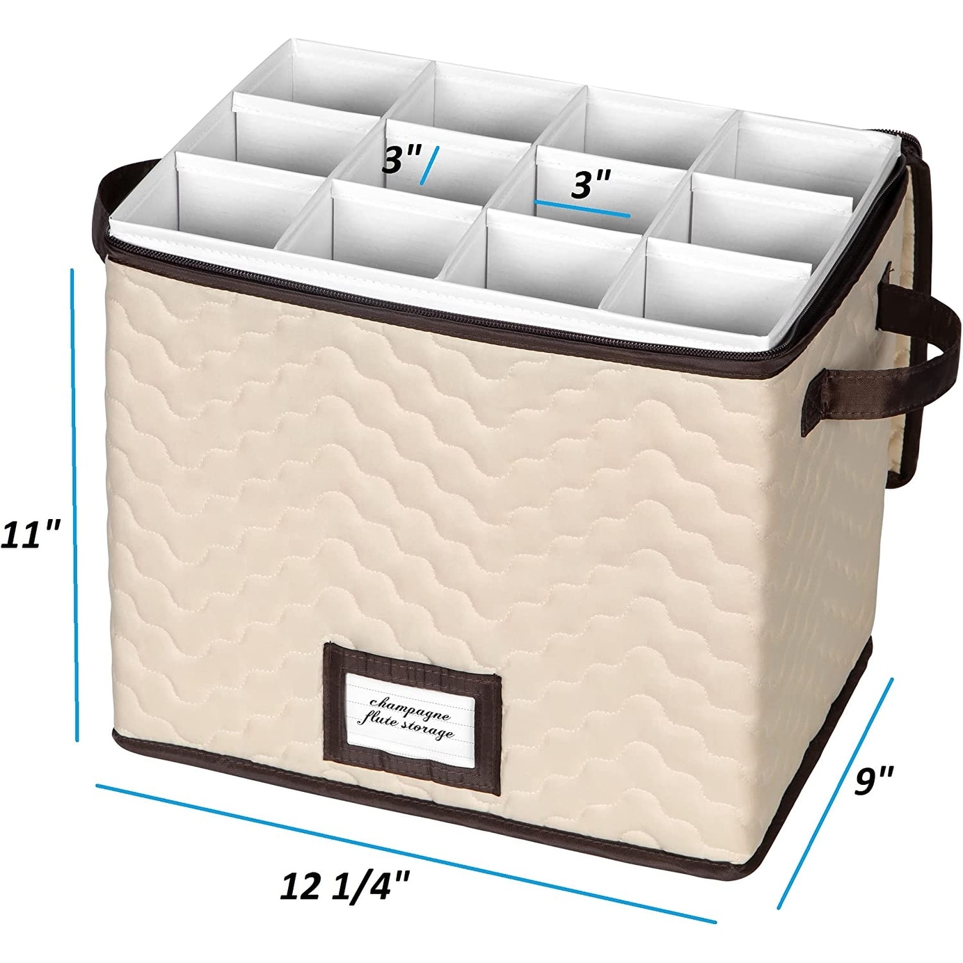 Champagne glass on sale storage