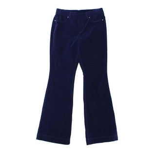 Pure Color Women's Micro Corduroy Flared Pants - Free Shipping Today ...