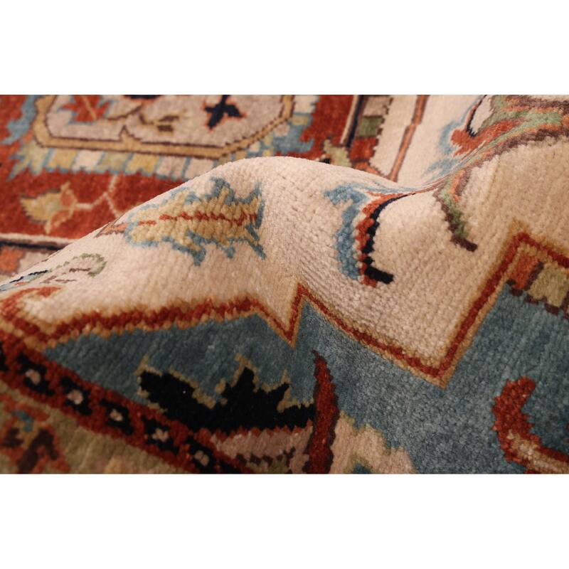 ECARPETGALLERY Hand-knotted Jules Sultane Ivory Wool Rug - 8'8 x 11'9