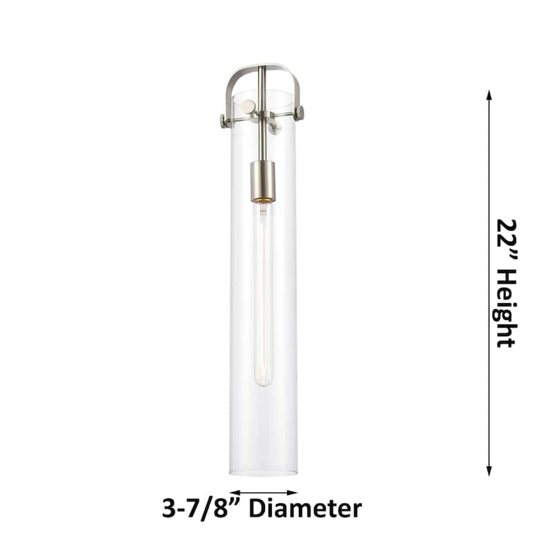 Innovations Lighting Pilaster - 1 Light 4" Stem Hung Pendant