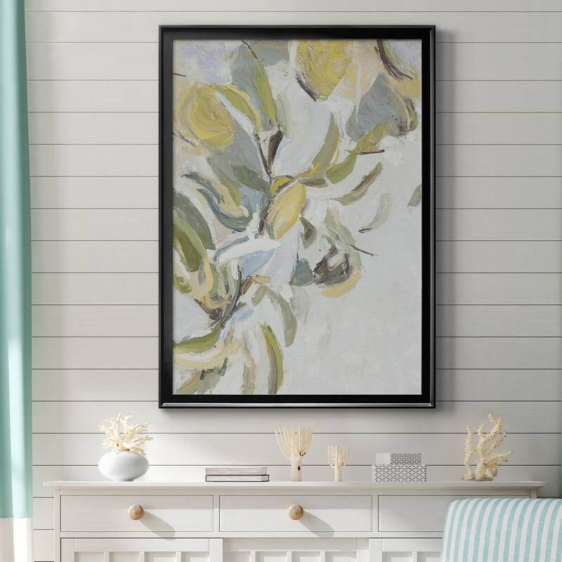 Lemon Pears Premium Framed Canvas - Ready to Hang