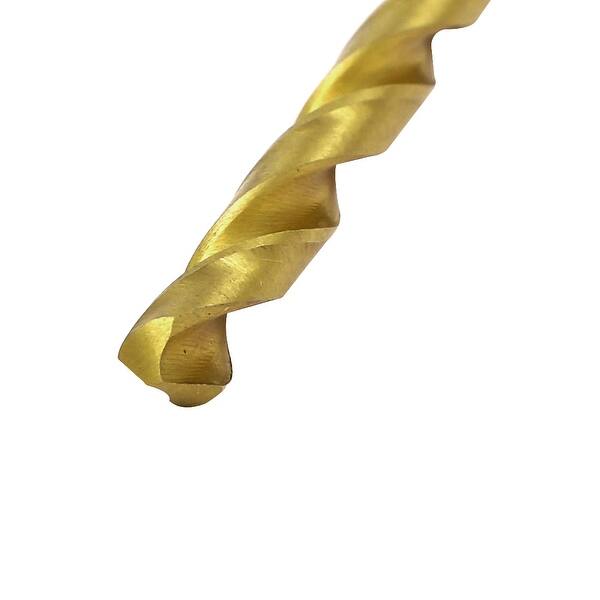Shop 2pcs 7mm Drilling Dia Titanium Plated Double Flutes Twist
