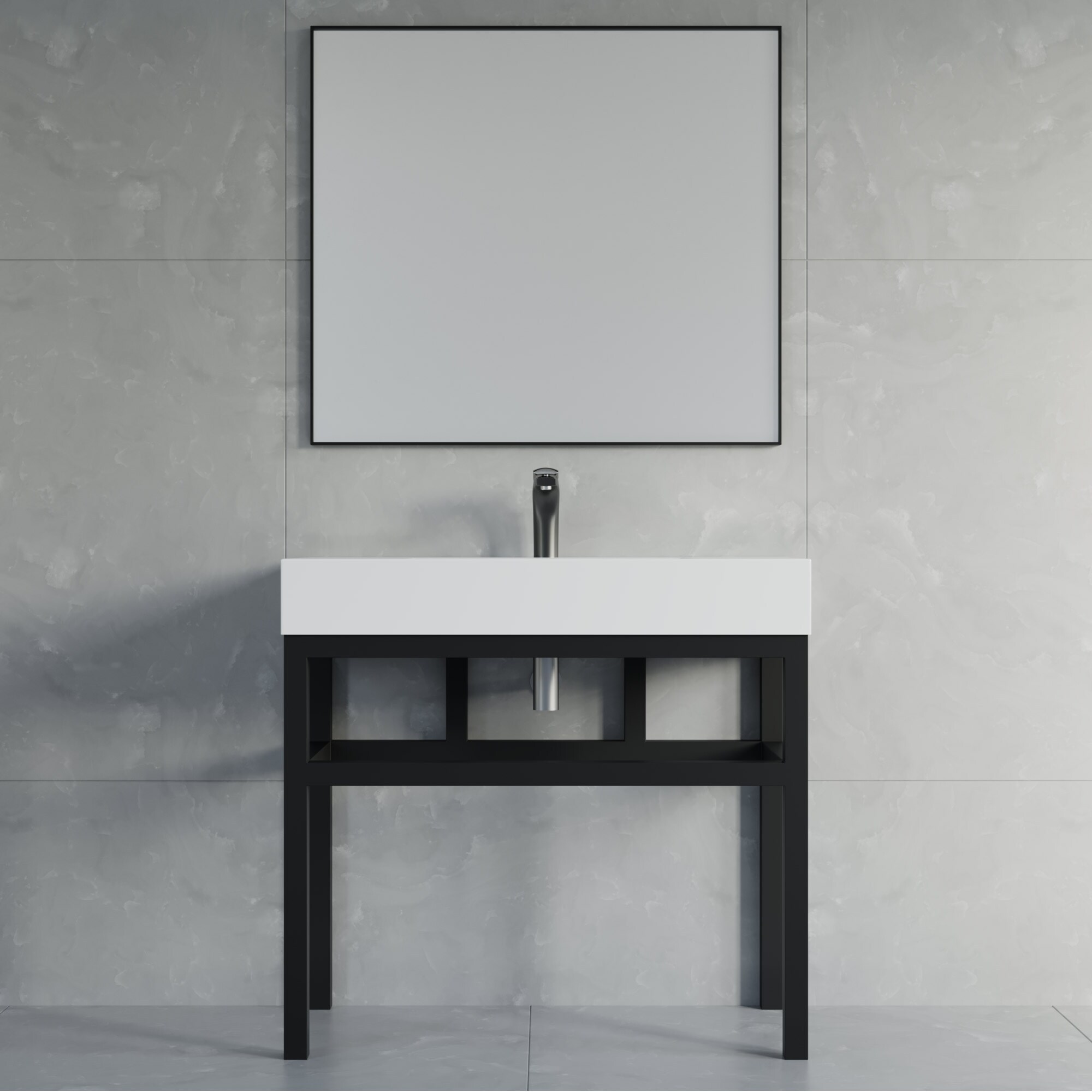 Stafford 36-Inch Single Basin Bathroom Vanity Sink-image