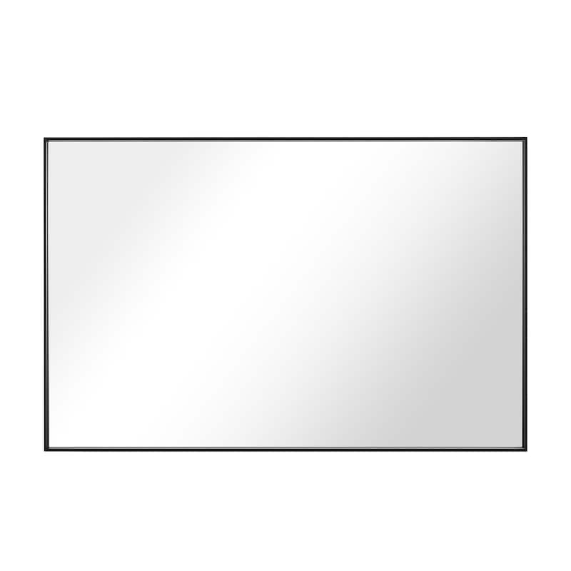 Modern Rectangle Framed Bathroom Vanity Mirror Accent Wall Mirror