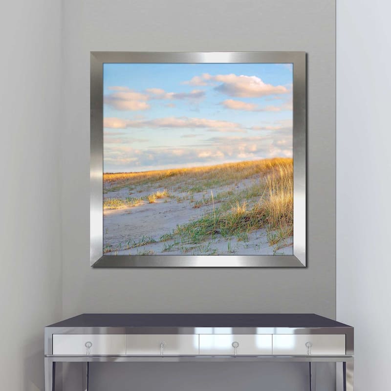 "Grassy Dunes Panorama" by Brooke T. Ryan I Print on Acrylic
