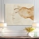 preview thumbnail 1 of 3, Designart Serene Line Art Portrait IV - Minimalist Canvas Art Print 20 x 12