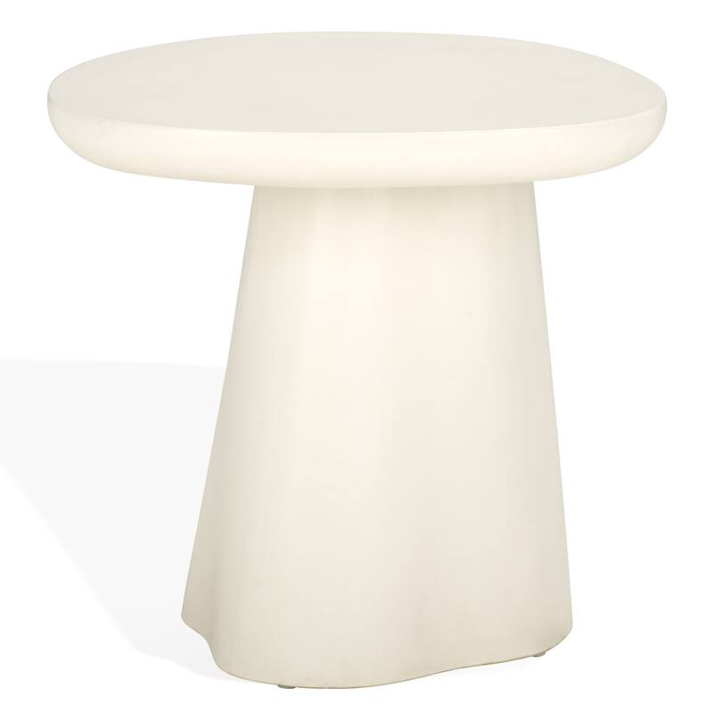 SAFAVIEH Couture Jasbriella Concrete Accent Table - 22"W x 23"D x 21"H