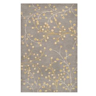 Sakura Handmade Transitional Floral Wool Area Rug