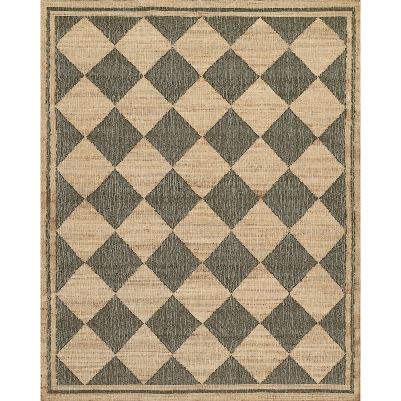 Erin Gates by Momeni Orchard Court Hand Woven Wool and Jute Area Rug - Green - 8' X 10'