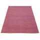 preview thumbnail 3 of 7, ECARPETGALLERY Braid weave Sienna Purple Wool Rug - 5'1 x 8'0