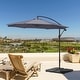 preview thumbnail 55 of 56, Weller 10-foot Offset Cantilever Hanging Patio Umbrella