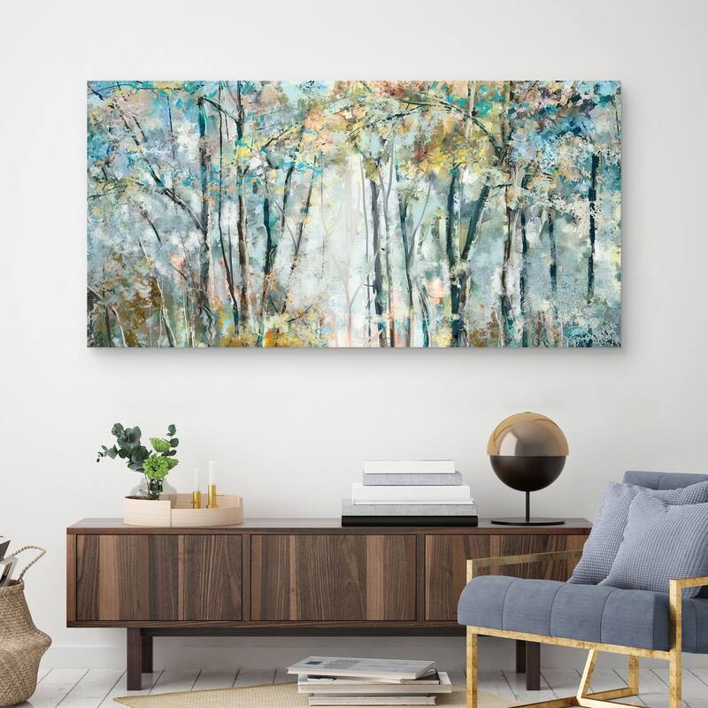 Kaleidoscope Trees VI Panel by Studio Arts Canvas Art Print
