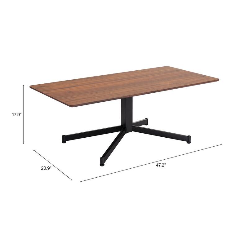 Mazzy Coffee Table Brown - 47.2" W x 23.6" D x 17.9" H
