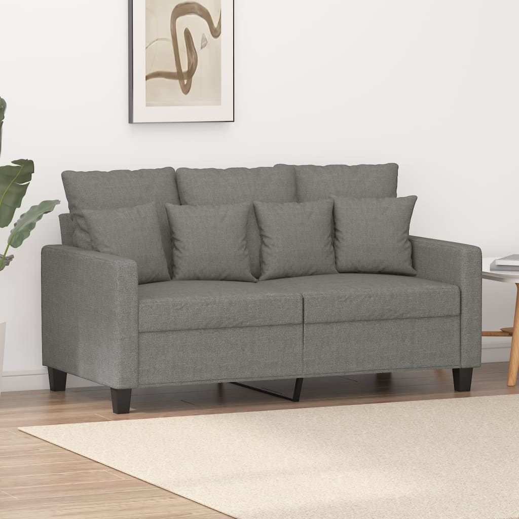 2 Seater Sofa Dark Gray 47.2