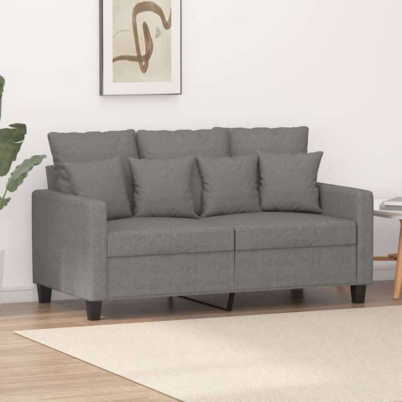 vidaXL Sofa Chair Living Room Accent Upholstered Chair with Armrest Fabric
