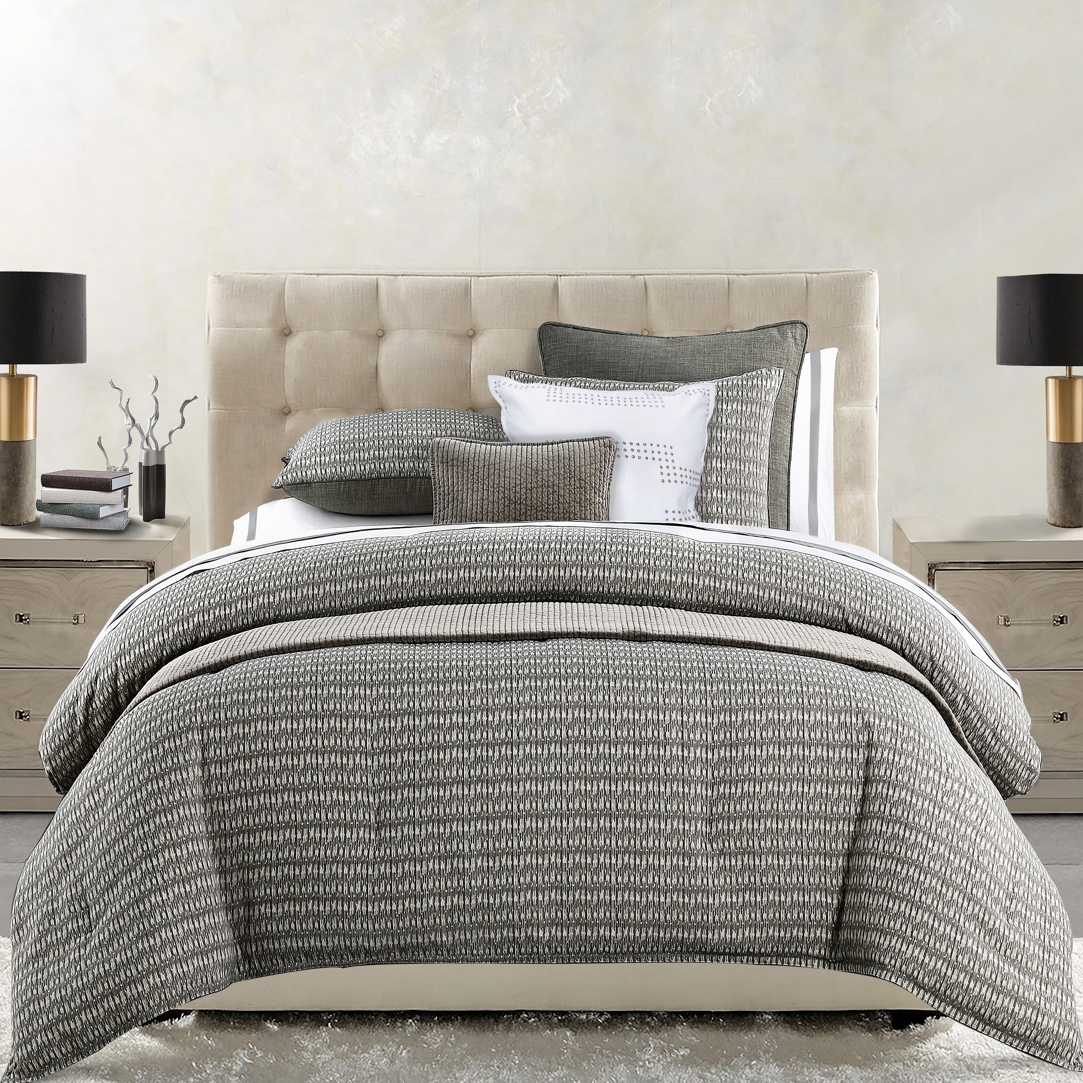 HiEnd Accents Fenton Tree Bark Design Comforter Set, 3PC