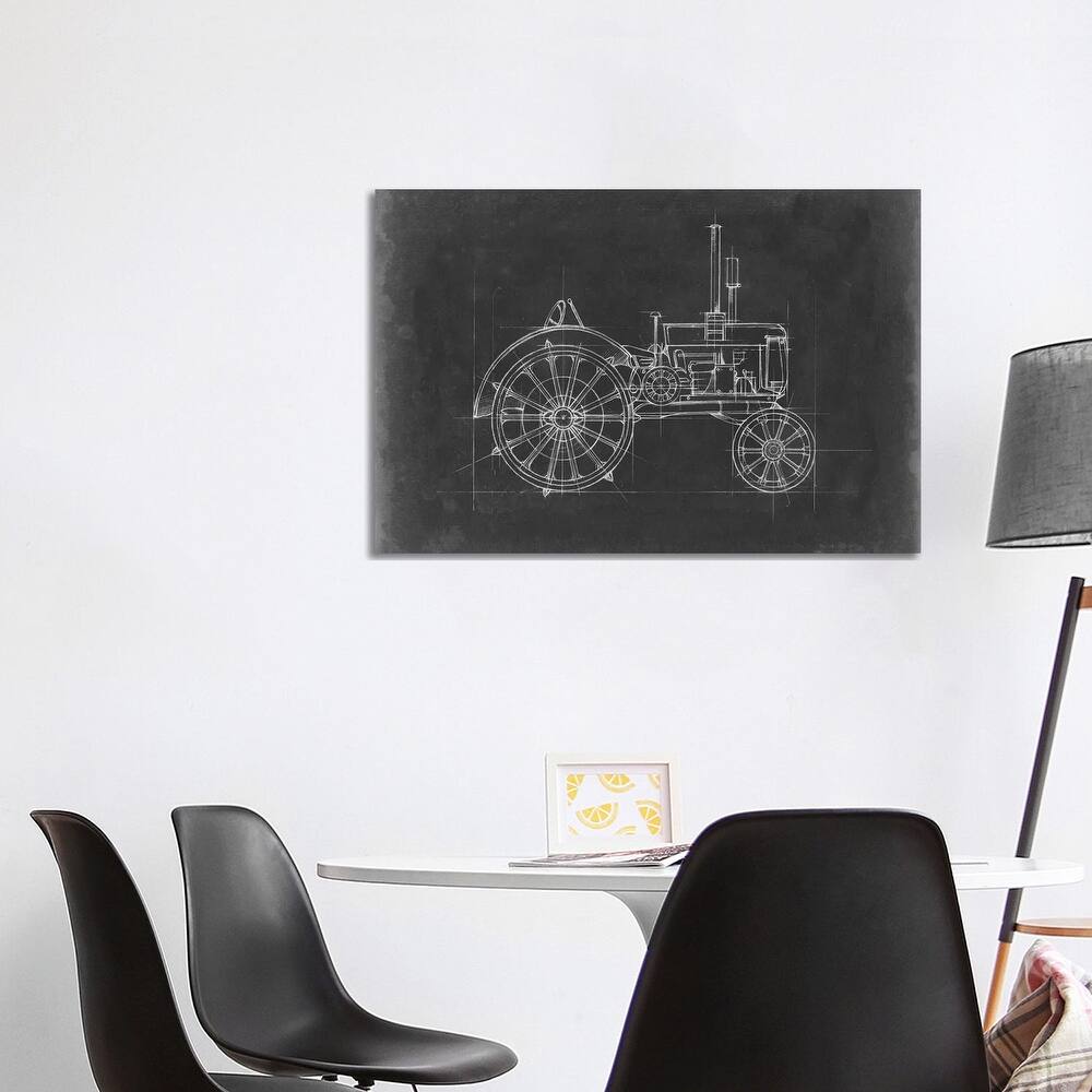 iCanvas "Tractor Blueprint II" by Ethan Harper Canvas Print
