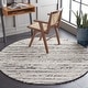 preview thumbnail 26 of 43, SAFAVIEH Handmade Marbella Atina Wool Rug 6' Round - Black/Ivory - Round