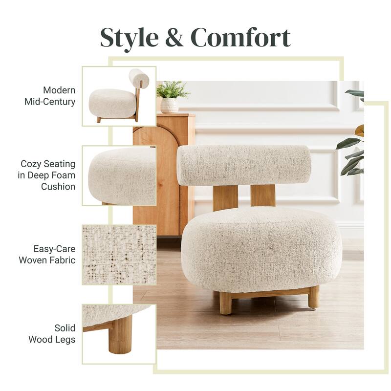 NPD Furniture Pamela ChenilleAccent Chair