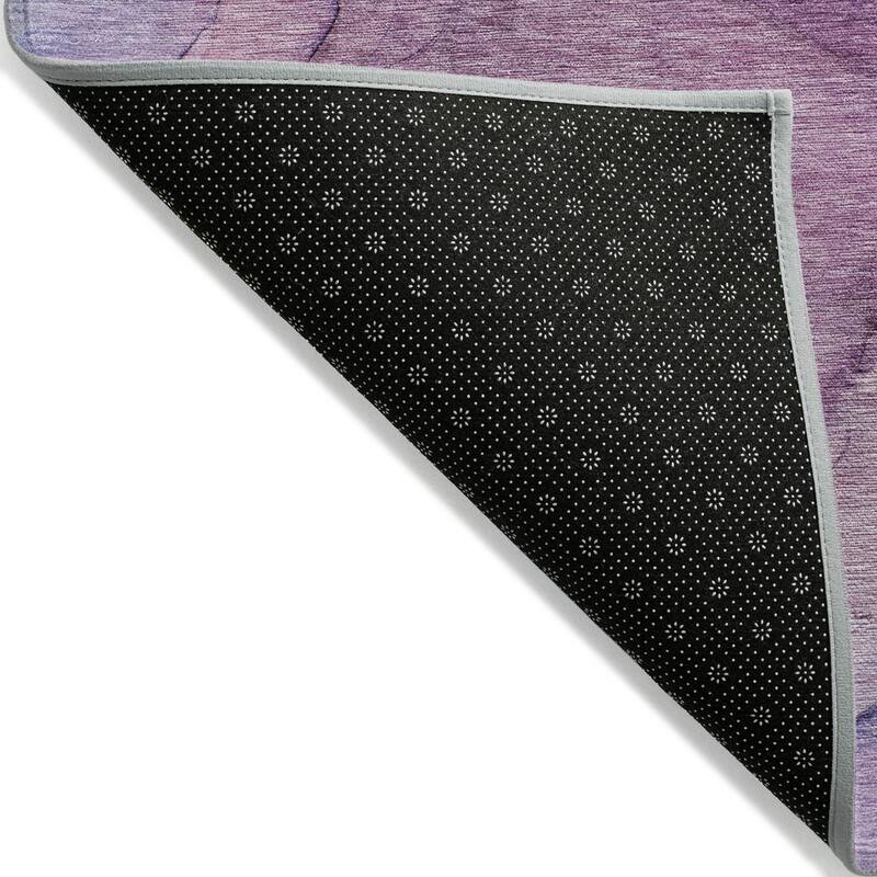 Machine Washable Indoor/ Outdoor Chantille Contemporary Abstract Rug