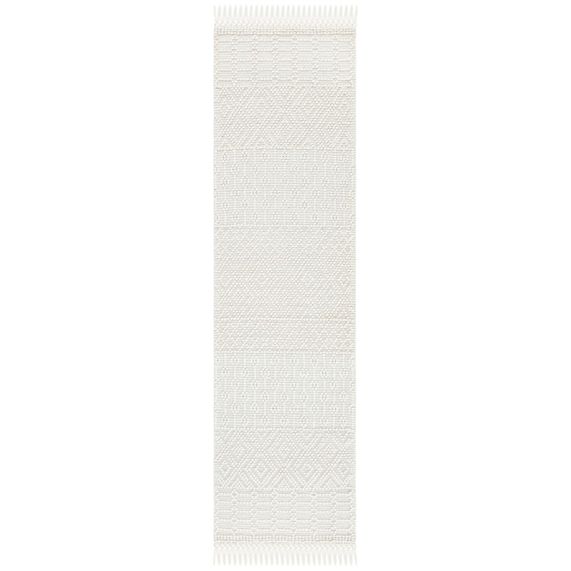 SAFAVIEH Handmade Natura Estel Wool Fringe Rug