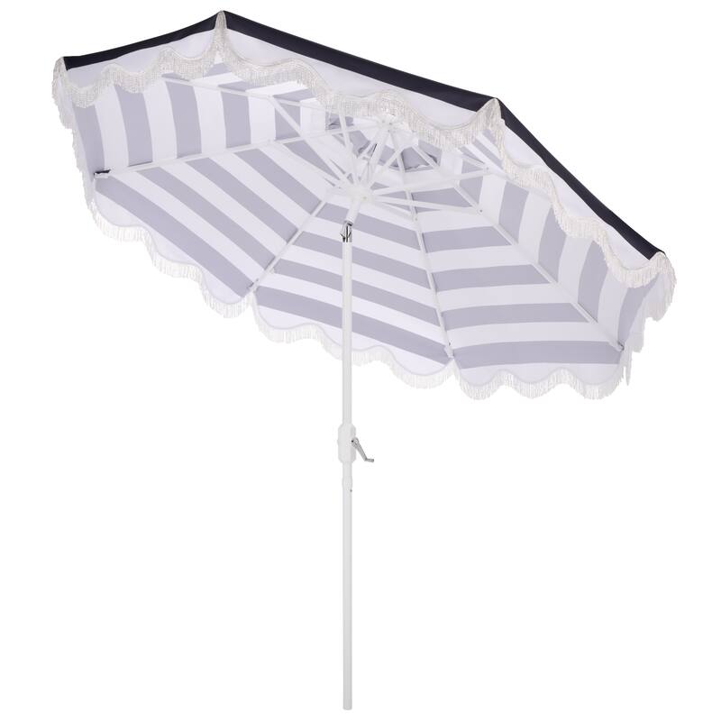 SAFAVIEH Outdoor Living Lucerna 9ft Crank Umbrella
