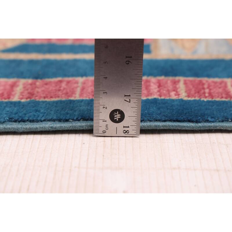 ECARPETGALLERY Hand-knotted Signature Collection Blue Wool Rug - 9'2 x 12'1