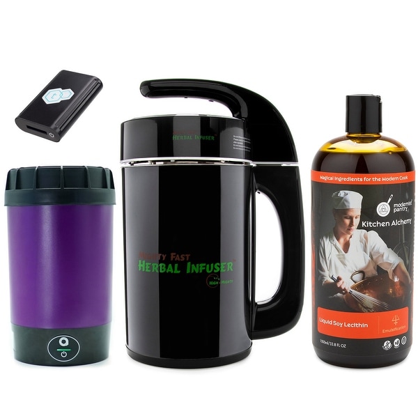 Mighty Fast Herbal Infuser, Ardent Nova, Liquid Soy Lecithin, tCheck 2 (Black)
