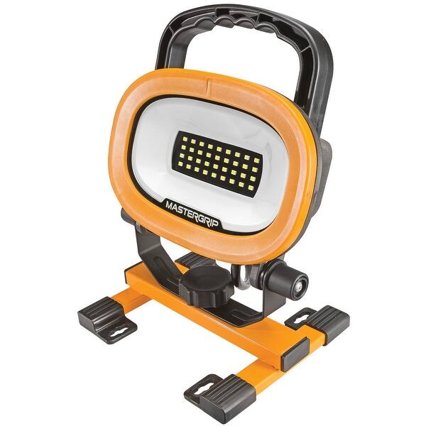 Shop Mastergrip 3000 Lumen Led Twin Head Worklight With Tripod Removable Wall Mount Overstock 15615234