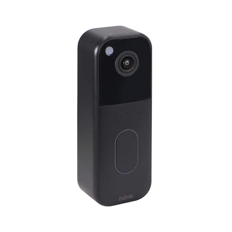 Blink - Video Doorbell - Head-to-toe HD view, two-year battery, simple setup, Required Sync Module Not included - Black