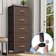 preview thumbnail 18 of 86, Contemporary 5-drawer Chest Vertical Storage Tower- Fabric Dresser