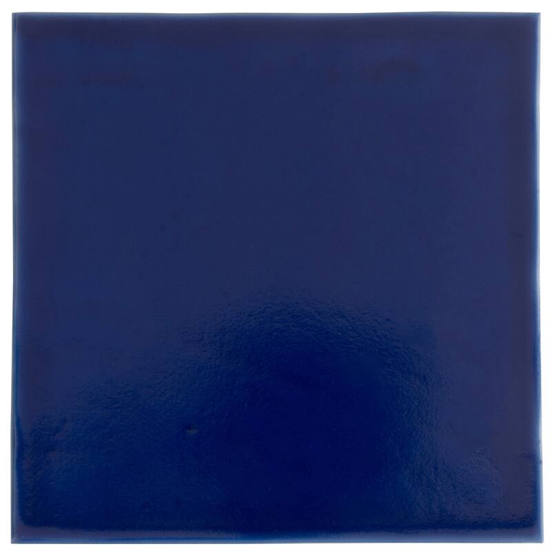 Apollo tile 6" x 6" Terralis Glossy Royal Blue Porcelain Tile (4.65 sq ft/case) - 19 Pack
