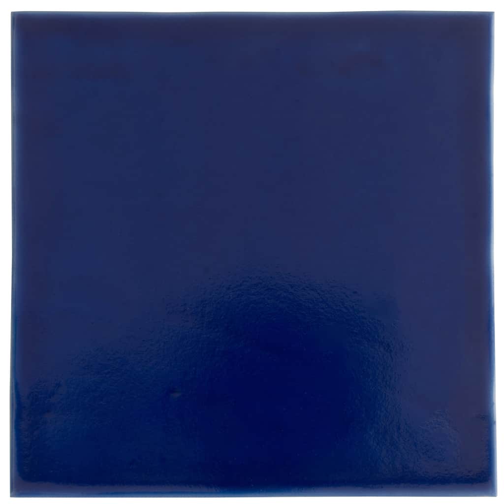 Apollo tile 6" x 6" Terralis Glossy Royal Blue Porcelain Tile (4.65 sq ft/case) - 19 Pack