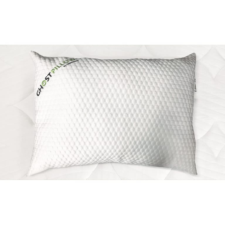 GhostBed Shredded Memory Foam Pillow with Breathable Cover - 2-Pack