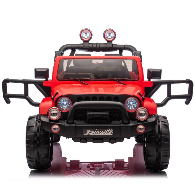 24V Kids Ride On Car Red Off-Road Toy Car Battery Powered Electric Car