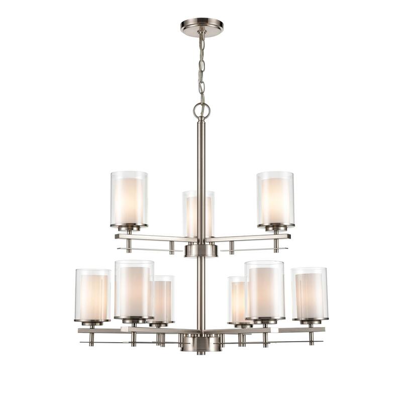 Millennium Lighting Huderson 9 Light Metal Chandelier Ceiling Fixture