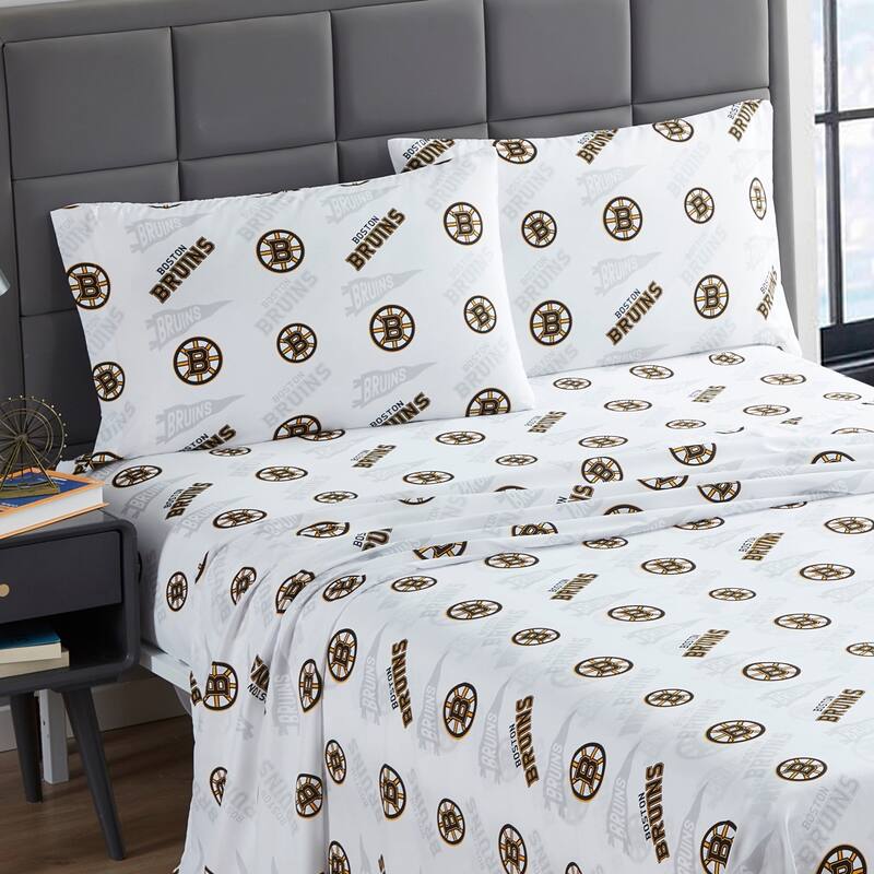 NHL Officially Licenced Boston Bruins Sheet Set