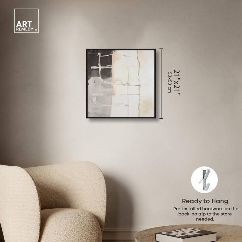 Gestural Glyphs I Canvas by Art Remedy
