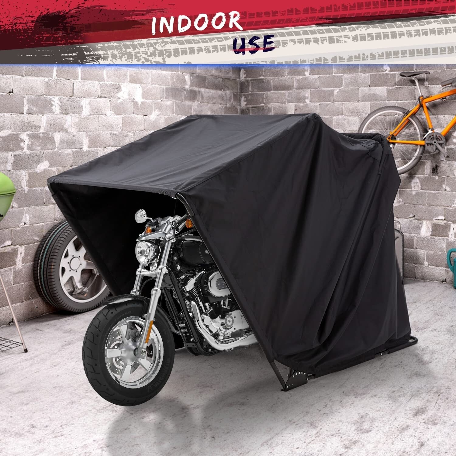 Portable motorcycle cover online