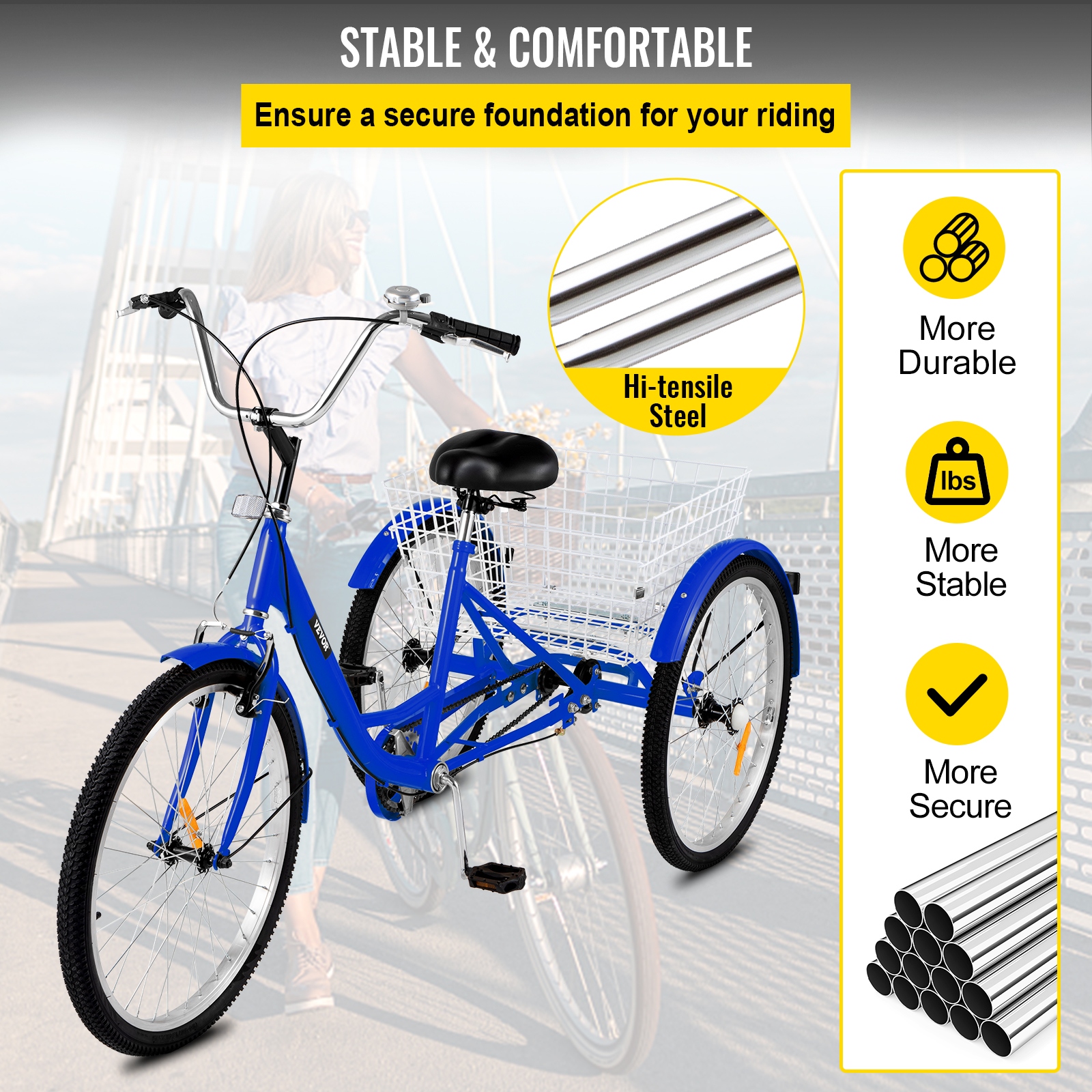 Three on sale wheel bicycle