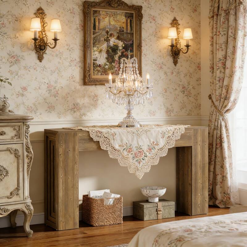 Large-Tabletop Sofa Table