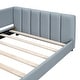 preview thumbnail 15 of 34, Platform Bed & Daybed Sectional Upholstered Bed Mother & Child Bed Grounded Bed Stripe Upholstered Bed- Queen & Twin XL Size