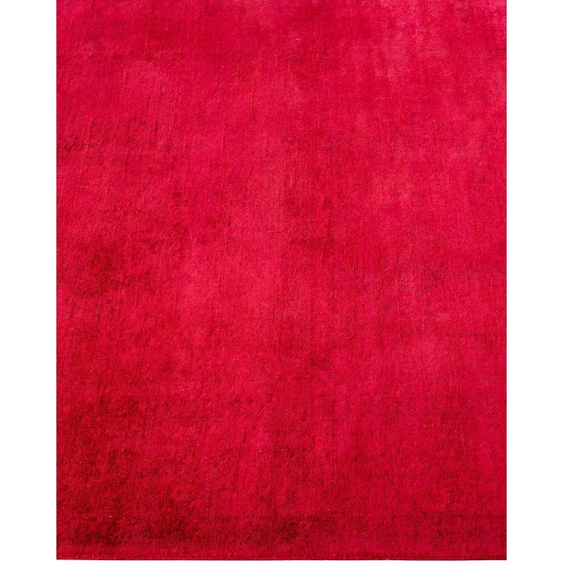 Fine Vibrance, One-of-a-Kind Hand-Knotted Runner Rug - Pink, 3' 1" x 18' 8" - 3' 1" x 18' 8"