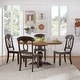 preview thumbnail 19 of 23, Eleanor Two-tone Oval Solid Wood Dining Table by iNSPIRE Q Classic