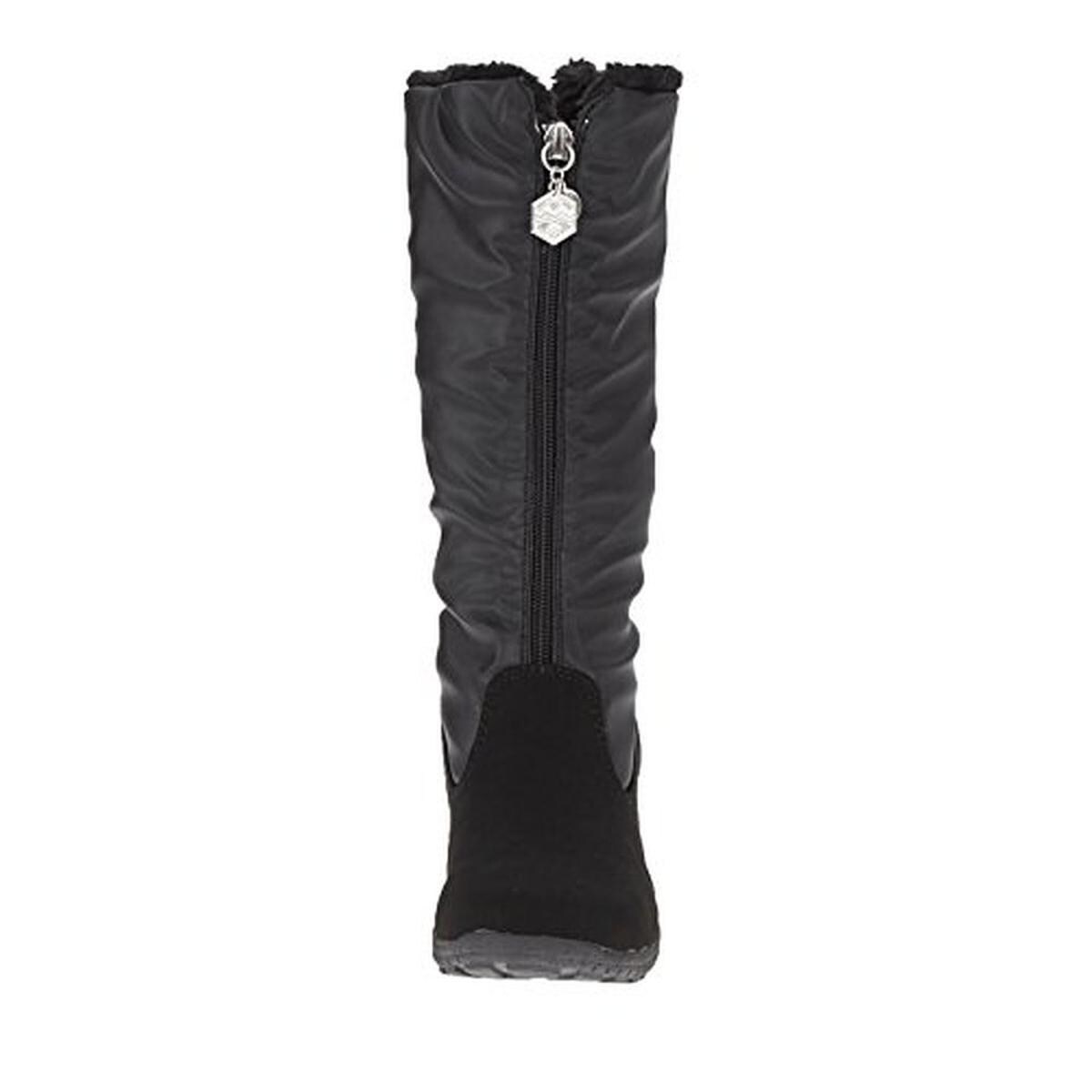 Shop Khombu Womens Amber Winter Boots Faux Fur Lined Slip
