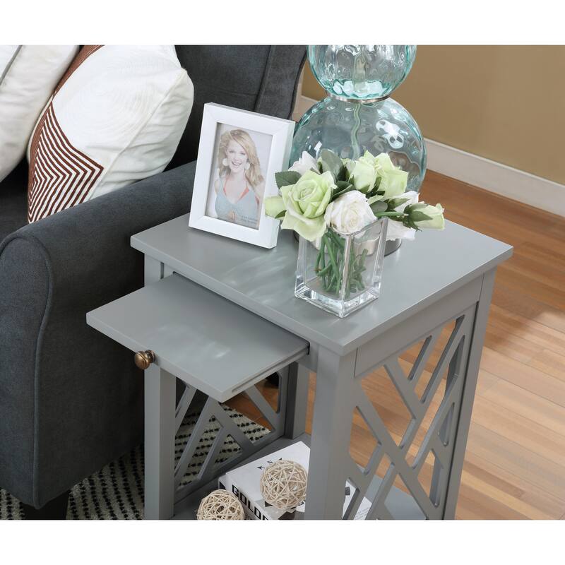 Porch & Den Altadena 2-piece Coffee and Tray-shelf End Table Set